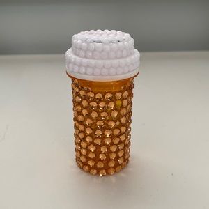 Rhinestone RX pill bottle